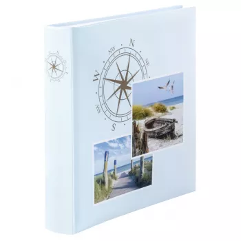Hama Compass fotoalbums zils, brūns, zaļš 400 loksnēm 10 x 15 cm