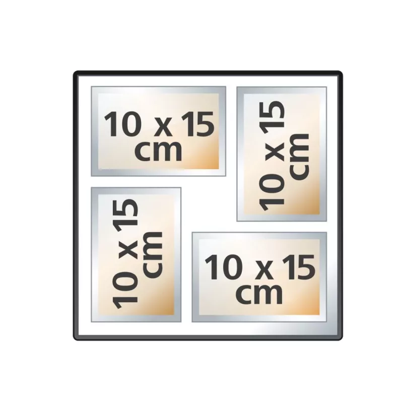 Hama Compass fotoalbums zils, brūns, zaļš 400 loksnēm 10 x 15 cm