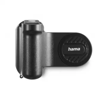 Grip HAMA MagGrip Grip — magnētisks viedtālruņa rokturis, plastmasa, melna, 130×50×100 mm