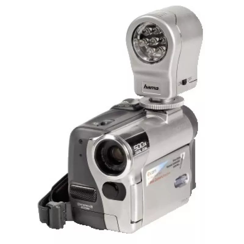 Hama LED lampa “Magnum DigiLight” videokameras zibspuldze Sudraba