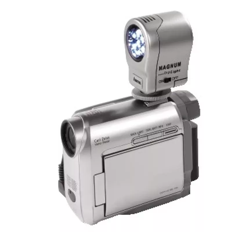 Hama LED lampa “Magnum DigiLight” videokameras zibspuldze Sudraba
