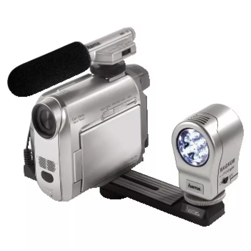 Hama LED lampa “Magnum DigiLight” videokameras zibspuldze Sudraba