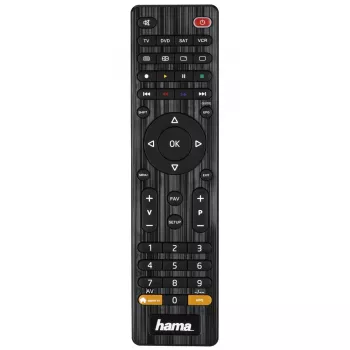Hama 00012306 tālvadības pults IR Wireless DVD/Blu-ray, STB, TV, VCR Spiedpogas