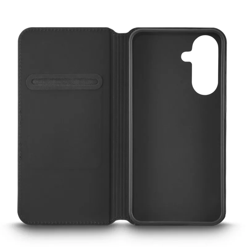 Mobilā tālruņa maciņš Melns Rock 00035765 — Booklet plāns Folio Samsung Galaxy A37 5G, melns, 1 gab.