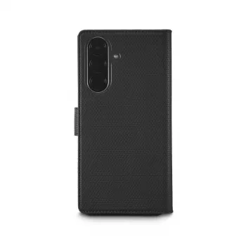 Mobilā tālruņa maciņš Melns Rock 00037343 — grāmatiņas stila maciņš Samsung Galaxy A37 5G, melns, 1 gab.