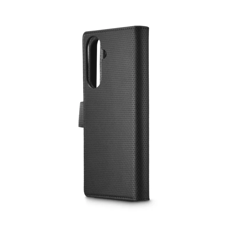 Mobilā tālruņa maciņš Melns Rock 00037343 — grāmatiņas stila maciņš Samsung Galaxy A37 5G, melns, 1 gab.