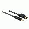 Hama Universal PC-TV Connection kabelis, 5,0 m, 5 m, S-Video (4-pin) + 3,5 mm, SCART (21-pin), Melns
