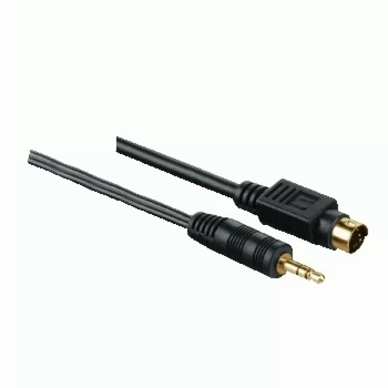 Hama Universal PC-TV Connection kabelis, 5,0 m, 5 m, S-Video (4-pin) + 3,5 mm, SCART (21-pin), Melns