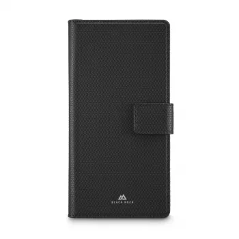 Mobilā tālruņa maciņš Melns rock 00080293 — grāmatiņas-stila maks Samsung Galaxy A57 5G, melns, 1 gab.