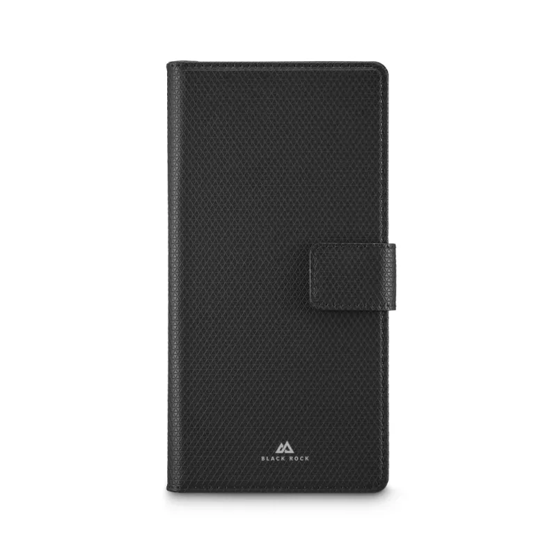 Mobilā tālruņa maciņš Melns rock 00080293 — grāmatiņas-stila maks Samsung Galaxy A57 5G, melns, 1 gab.