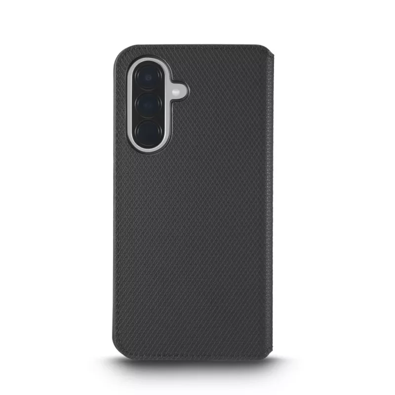 Mobilā tālruņa maciņš Melns Rock 00080294 — grāmatiņa/futlāris Samsung Galaxy A57 5G, melns, 1 gab.
