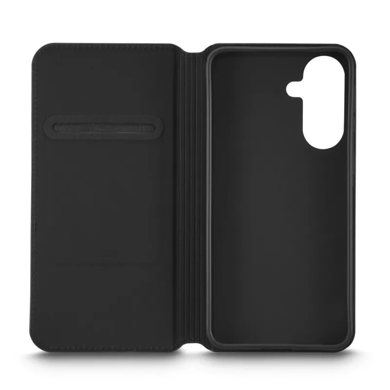 Mobilā tālruņa maciņš Melns Rock 00080294 — grāmatiņa/futlāris Samsung Galaxy A57 5G, melns, 1 gab.