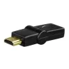 Hama Compact Adapter HDMI savienotājs - HDMI ligzda, grozāms, melns