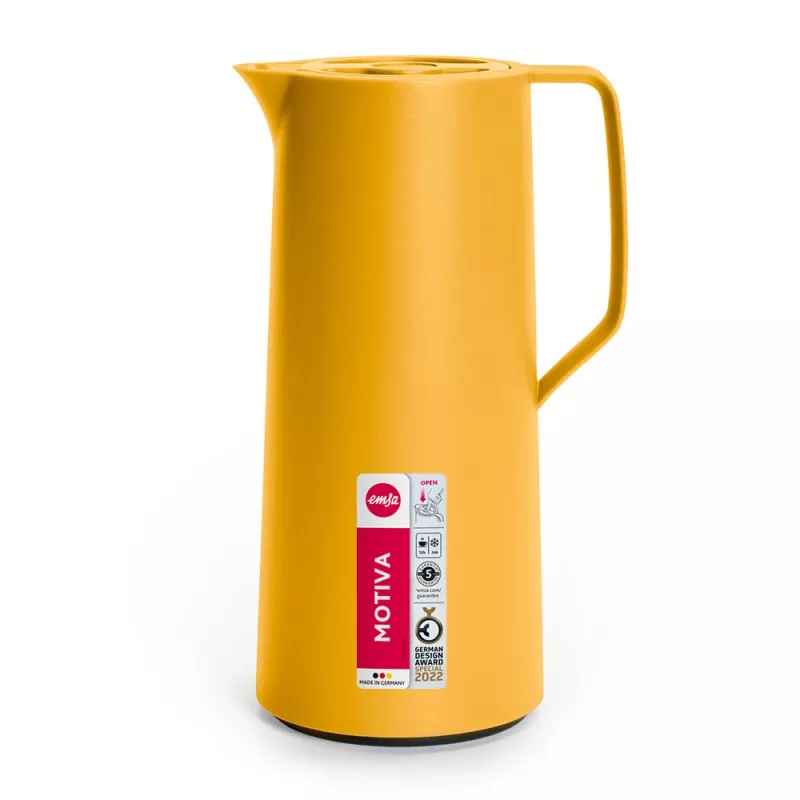 EMSA Motiva vienas porcijas tējkanna 1000 ml dzeltena
