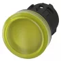 Siemens 3SU1001-6AA30-0AA0 trauksmes gaismas indikators Dzeltens