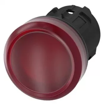 Siemens 3SU1001-6AA20-0AA0 trauksmes gaismas indikators, sarkans