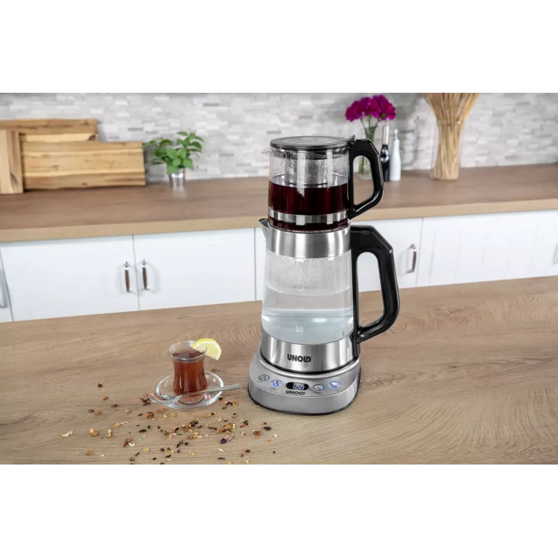 Unold 18215 Samowar Selin elektriskā tējkanna 1.7 L 1800 W nerūsējošais tērauds