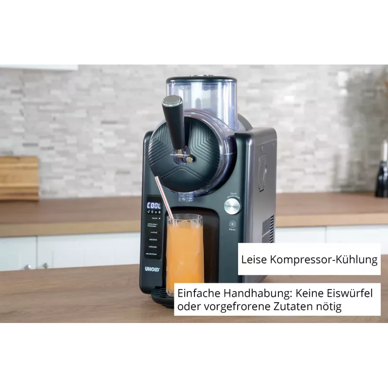 Unold 2in1 Slush un mīkstā saldējuma automāts Sofie 48956 1400 L 150 W Melns