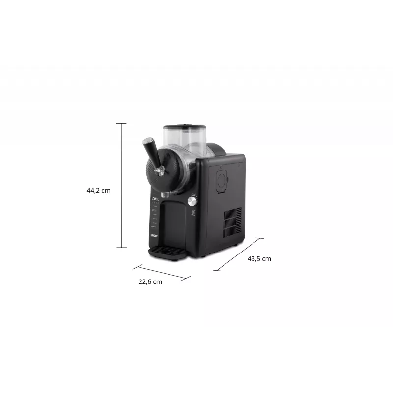 Unold 2in1 Slush un mīkstā saldējuma automāts Sofie 48956 1400 L 150 W Melns