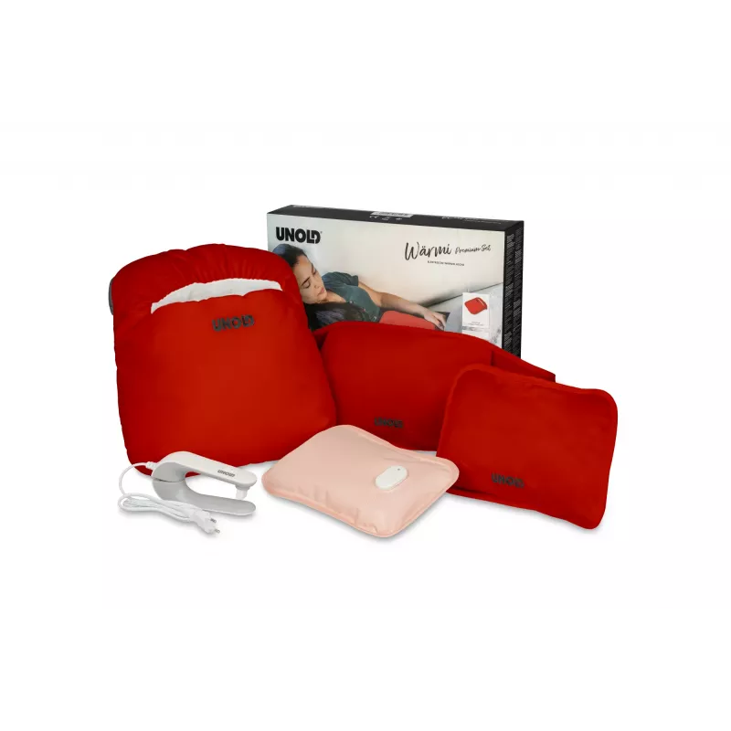 Unold Wärmi Premium Set - Elektrische Wärmflasche 86023 electric hot-water bottle 380 W Red