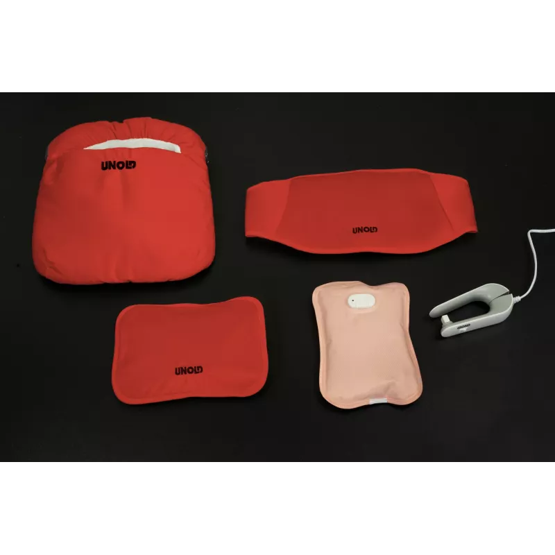 Unold Wärmi Premium Set - Elektrische Wärmflasche 86023 electric hot-water bottle 380 W Red