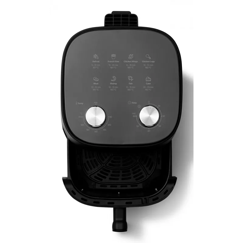 Grundig FRY 6321 L Single 4.7 L Brīvi stāvoša 1500 W Karstā gaisa friteris Melns