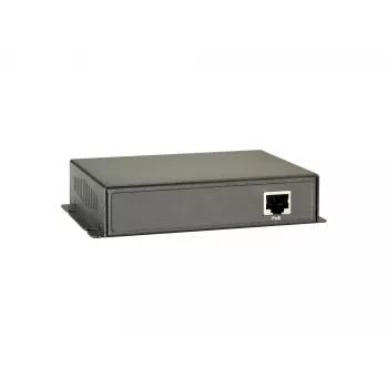LevelOne PoE pa hibrīdo kabeli uztvērējs, 1 PoE izeja, tīkla uztvērējs, 2000 m, 100 Mbit/s, pilna, pusdupleksa, 1000 ierakstu, 14880 pps