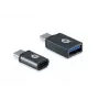 Conceptronic DONN04G USB-C uz USB A/MicroB OTG adapteris, 2 gab. iepakojumā, 10 Gbps (C-A), 480 Mbps (C-MicroUSB)