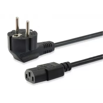 Equip augstas kvalitātes strāvas vads, C13 uz Schuko, 3,0 m, 3 m, IEC C13, CEE7/7, H05VV-F3G, 250 V, 10 A