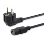 Equip augstas kvalitātes strāvas vads, C13 uz Schuko, 3,0 m, 3 m, IEC C13, CEE7/7, H05VV-F3G, 250 V, 10 A