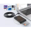 Conceptronic BIAN11B Divkāršās saskarnes viedkaršu lasītājs, USB 2.0, Tuva lauka komunikācija (NFC), 1 m, melns, 100 g