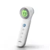 Digitālais pieres termometrs BRAUN BNT400 — attālināta mērīšana, 34–43°C diapazons, 0,1°C precizitāte, balts