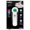 Digitālais pieres termometrs BRAUN BNT400 — attālināta mērīšana, 34–43°C diapazons, 0,1°C precizitāte, balts