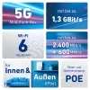 Box FRITZ! 6860 5G Edition International bezvadu maršrutētājs Gigabit Ethernet Divjoslu (2.4 GHz / 5 GHz)