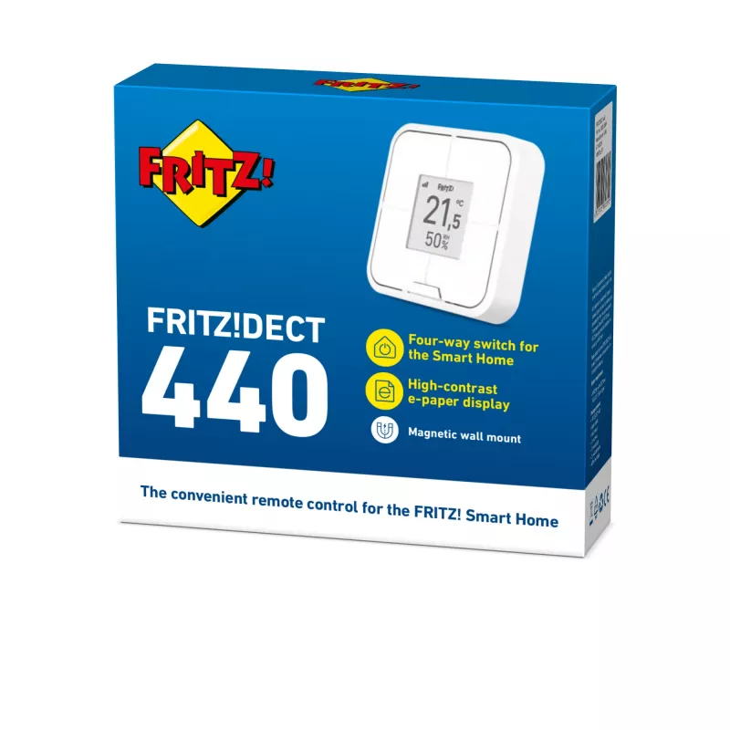 AVM FRITZ!DECT 440 International bezvadu apgaismojuma kontrolieris, balts, DECT