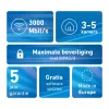 Mesh Set FRITZMESH SET 1600 2-PACK EDITION INTERNATIONAL Divjoslu (2,4 GHz / 5 GHz) Wi-Fi 6 (802.11ax) Sarkans, Balts Iekšējā