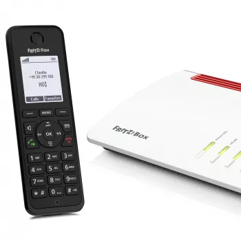 DECT tālrunis AVM FRITZ! Fon M3 International — bezvadu klausule, zvanītāja ID, skaļrunis, 1 klausule, 1000 ierakstu tālruņu grāmata