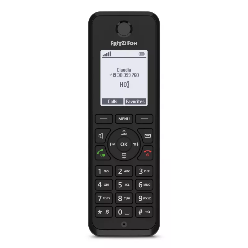 DECT tālrunis AVM FRITZ! Fon M3 International — bezvadu klausule, zvanītāja ID, skaļrunis, 1 klausule, 1000 ierakstu tālruņu grāmata