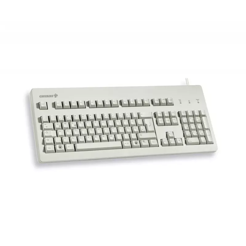 Mehāniskā pilna izmēra tastatūra CHERRY G80-3000 USB QWERTY UK angļu, pelēka, 105 taustiņi, 1,75 m kabelis
