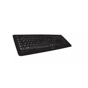 CHERRY DW 5100 tastatūra Iekļauta pele Universāli RF Bezvadu AZERTY Beļģu Melna