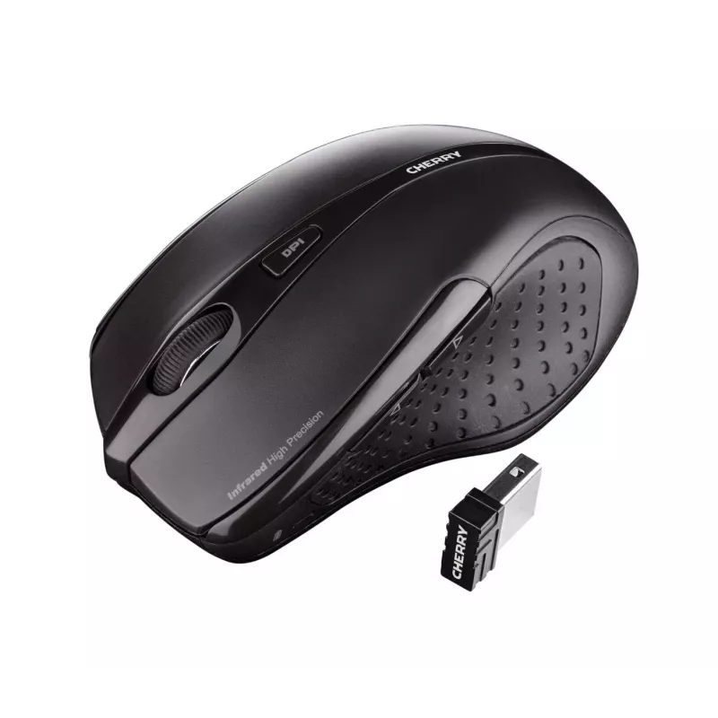 CHERRY DW 5100 tastatūra Iekļauta pele Universāli RF Bezvadu AZERTY Beļģu Melna