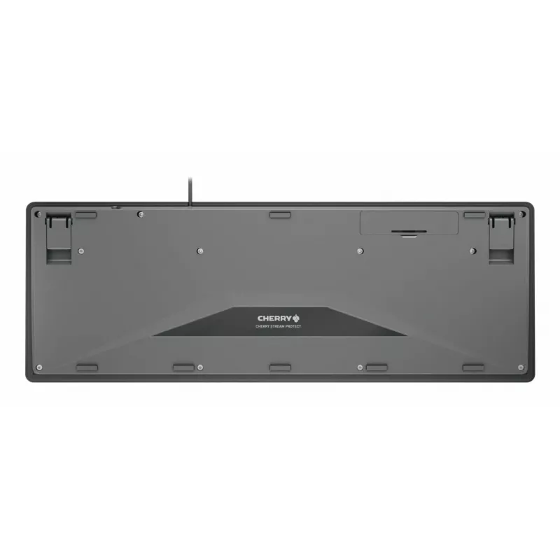 Contour Design STREAM PROTECT, pilnizmēra (100%), vadu, USB, šķērveida taustiņu slēdzis, QWERTY, melns
