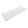 Contour Design STREAM PROTECT, pilna izmēra (100%), vadu, USB, šķērveida taustiņu slēdzis, QWERTY, balts