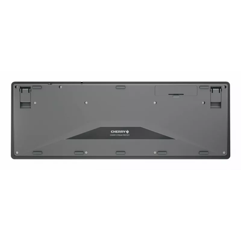 Contour Design STREAM PROTECT WIRELESS, pilna izmēra (100%), bezvadu, RF bezvadu, šķērveida taustiņu slēdzis, QWERTY, melns