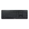 CHERRY Stream galddatora premium tastatūra ar peli, mājai/birojam, USB + RF bezvadu + Bluetooth, QWERTY, angļu, melna