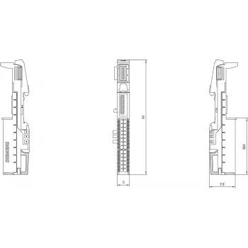 Siemens 6ES7193-6BP40-0DA1 elektropiederumi