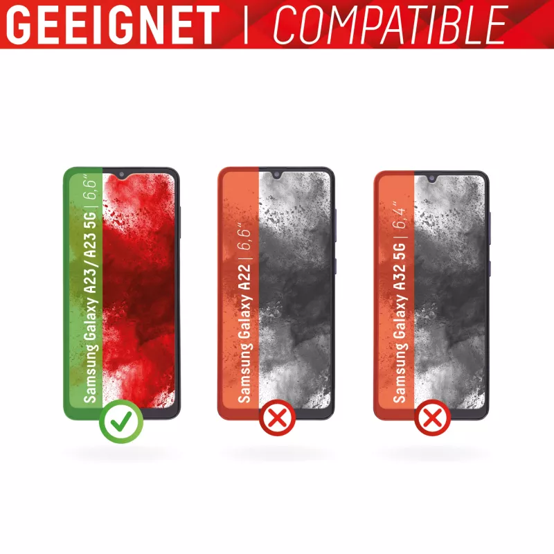Displeja aizsargstikls Displex Samsung Galaxy A23 5G, rūdīts stikls