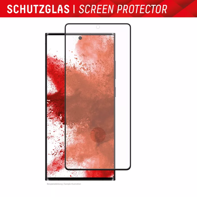 Displex ekrāna aizsargs + vāciņš Samsung Galaxy S23 Ultra, Eco montāžas rāmis, pilns pārklājums