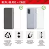 Displex ekrāna aizsargs + maciņš Google Pixel 8 Pro, Eco montāžas rāmis, izturīgs pret skrāpējumiem