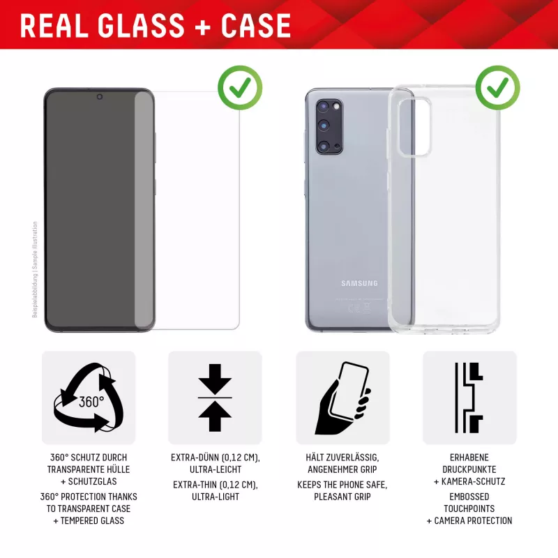 Displex ekrāna aizsargs + maciņš Google Pixel 8 Pro, Eco montāžas rāmis, izturīgs pret skrāpējumiem